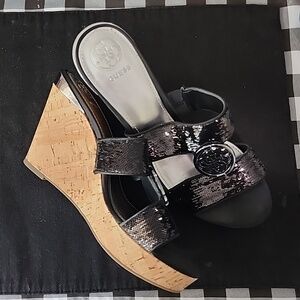 Guess Cork Wedge